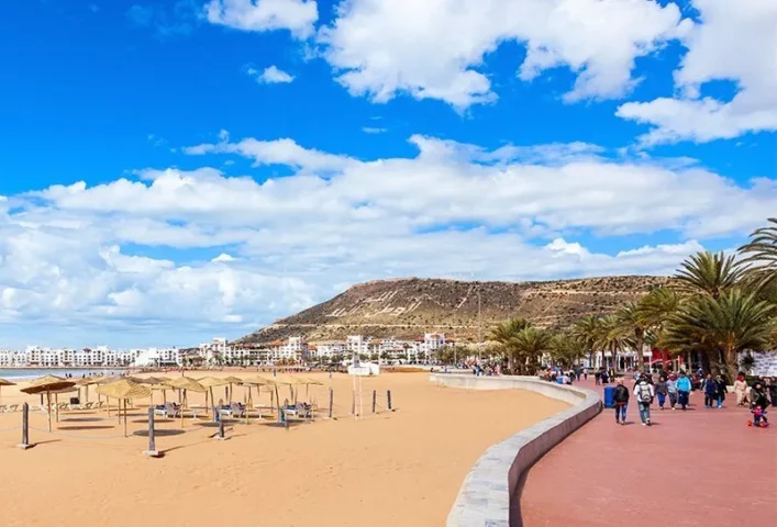 أنواع الجذب السياحي الشائعة في أكادير 4 agadir beach 2