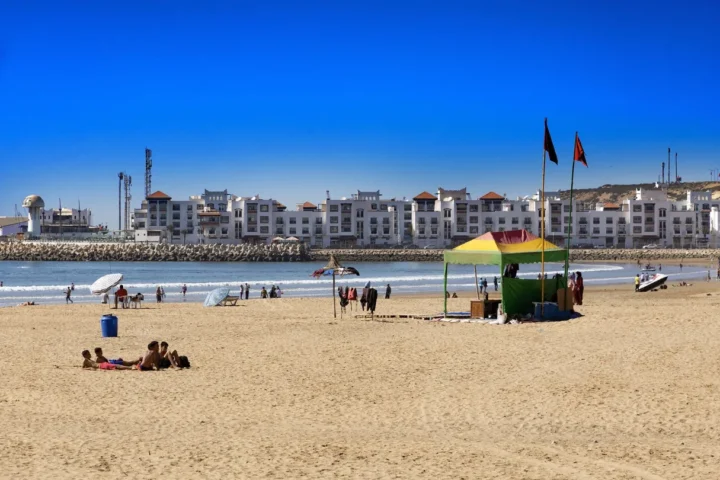 أنواع الجذب السياحي الشائعة في أكادير 2 agadir beach