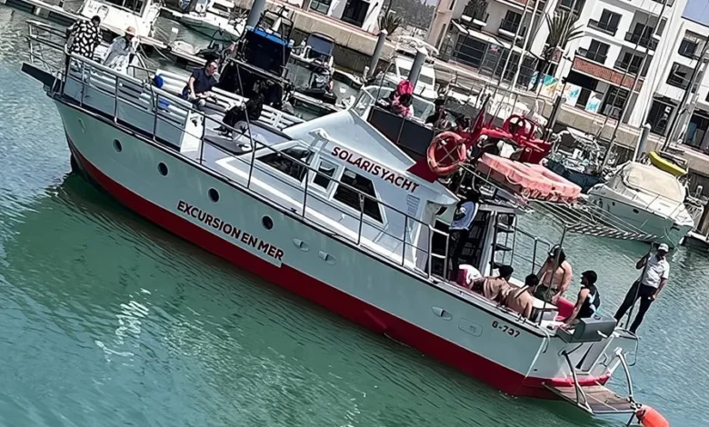 تجربة قارب في ميناء أكادير 1 agadir boat trip